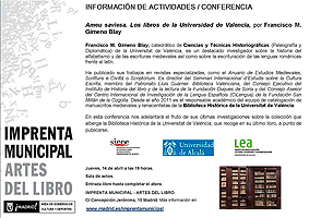 Cartel del taller